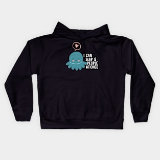 Funny Slapping Octopus Kids Hoodie